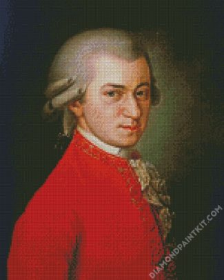 Wolfgang Amadeus Mozart diamond painting