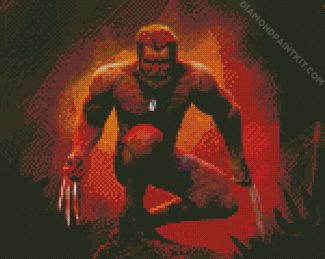 Wolverine Logan diamond painting