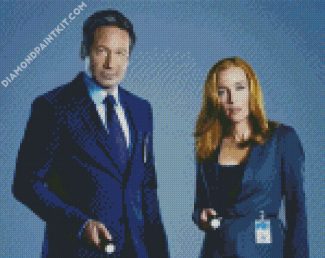 X Files Characters diamond painting