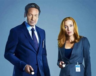 X Files Characters diamond painting