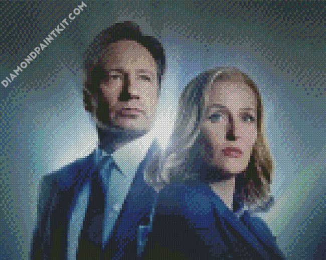 X Files diamond painting