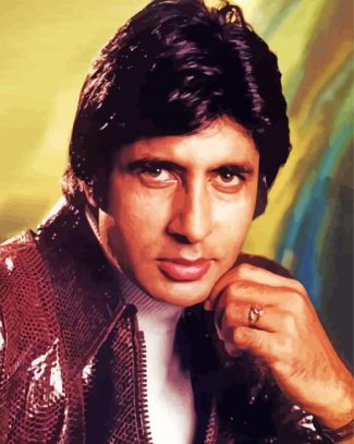 Young Amitabh Bachchan diamond painting