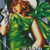 Young Lady With Gloves Lempicka diamond painting