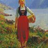 Young Norwegian Girl diamond painting