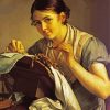 Young Lacemaker diamond painting