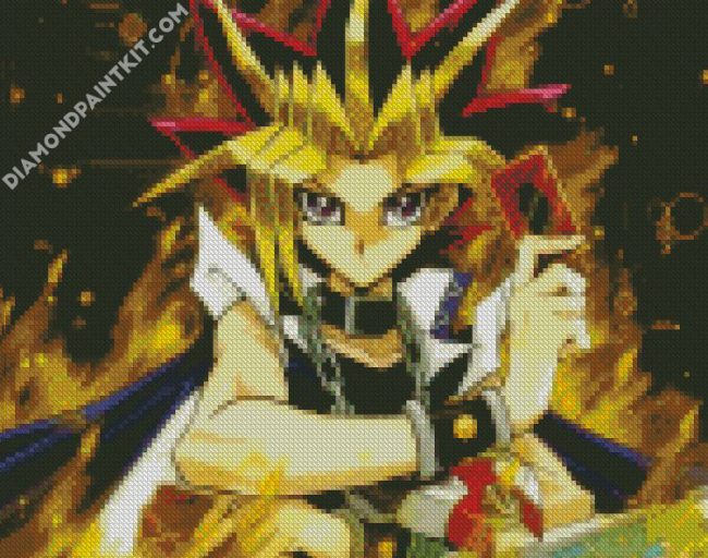 Yu Gi Oh With Card diamond painting