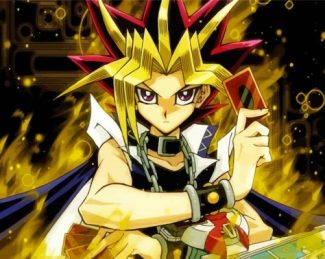 Yu Gi Oh With Card diamond painting