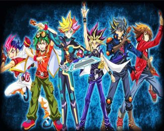 Yugi And Yu Gi Oh Characters diamond painting