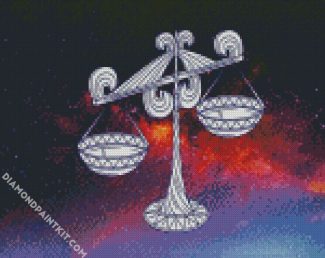 Zodiac Sign Libra diamond painting