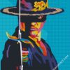 Zorro Pop Art diamond painting