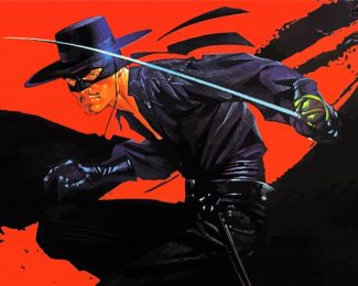 Zorro The Hero diamond painting