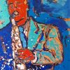 Abstract Saxophone Man diamond painting