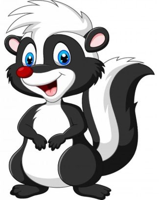 Adorable Skunk diamond painting