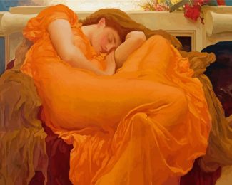 Aesthetic Flaming June diamond painting