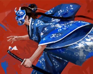 Aesthetic Aikido Warrior diamond painting