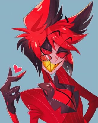 Aesthetic Alastor diamond painting