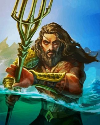 Aesthetic Aquaman Art diamond painting