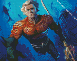 Aesthetic Aquaman diamond painting