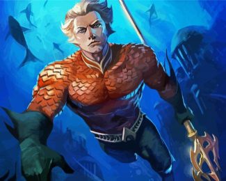 Aesthetic Aquaman diamond painting