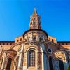 Aesthetic Basilique Saint Sernin Toulouse diamond painting