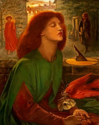 Aesthetic Beata Beatrix Rossetti diamond painting