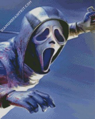 Aesthetic Ghostface diamond painting