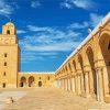 Aesthetic Great Mosque Of Kairouan Tunisia diamond painting