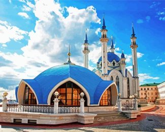 Aesthetic Kul Sharif Mosque Russia diamond painting