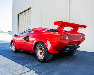 Aesthetic Lamborghini Countach diamond painting