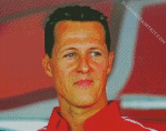 Aesthetic Michael Schumacher diamond painting