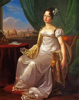 Aesthetic Regency Woman diamond painting