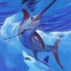 Aesthetic Sailfish And Shark diamond painting