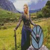 Aesthetic Shieldmaiden diamond painting