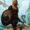 Aesthetic Shielmaiden diamond painting