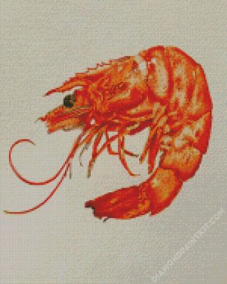 Aesthetic Shrimp diamond painting