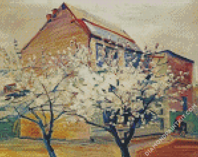 Aesthetic Spring In My Garden By Saryan diamond painting