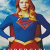 Aesthetic Supergirl diamond painting