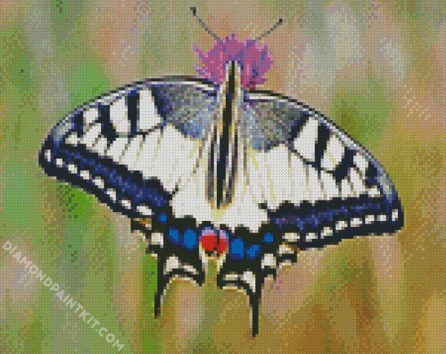 Aesthetic Swallowtail Butterfly diamond painting