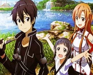 Aesthetic Sword Art Online diamond painting