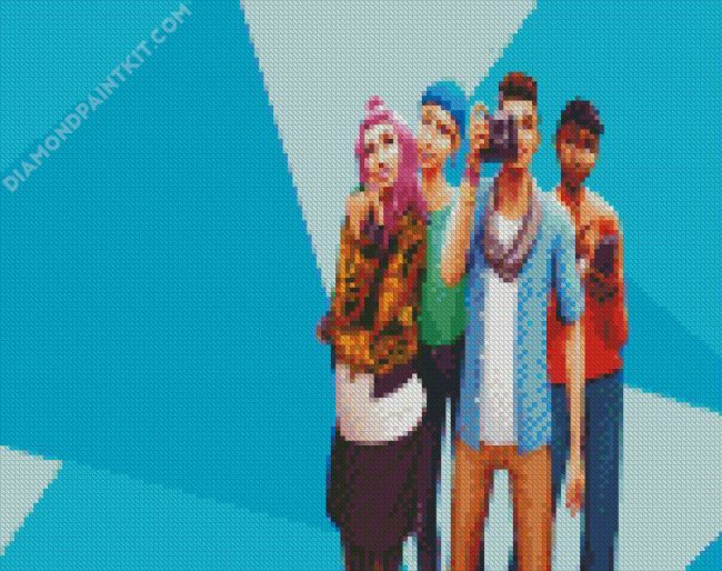 Aesthetic The Sims diamond painting