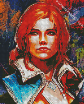 Aesthetic Triss Merigold diamond painting