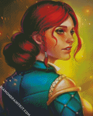 Aesthetic Triss Merigold Witcher diamond painting