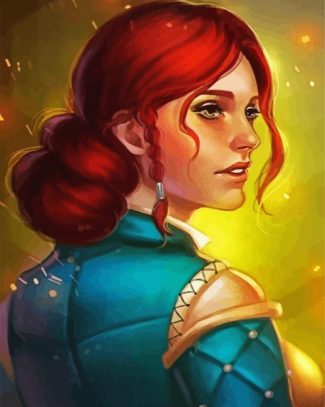 Aesthetic Triss Merigold Witcher diamond painting