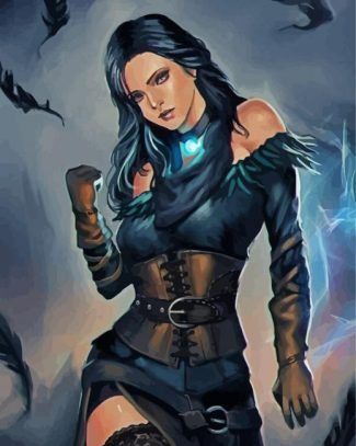 Aesthetic Yennefer Witchers diamond painting