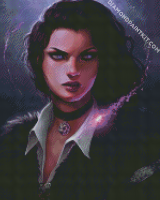 Aesthetic Yennefer Witcher diamond painting