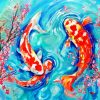 Aesthetic Koi Fish diamond painting