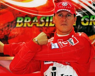 Aesthetic Michael Schumacher Racer diamond painting