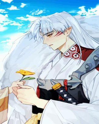 Aesthetic Sesshomaru Inuyasha Anime diamond painting