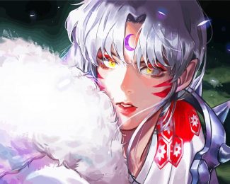 Aesthetic Sesshomaru Inuyasha diamond painting