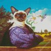 Aesthetic Siamese diamond painting